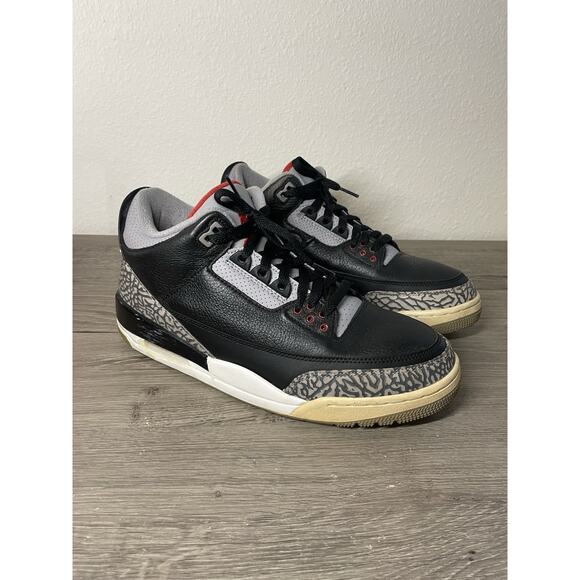 Air Jordan 3 Retro Black Cement 2018 Size 10 854262-012 OG Nike Air 9.5 main image 15